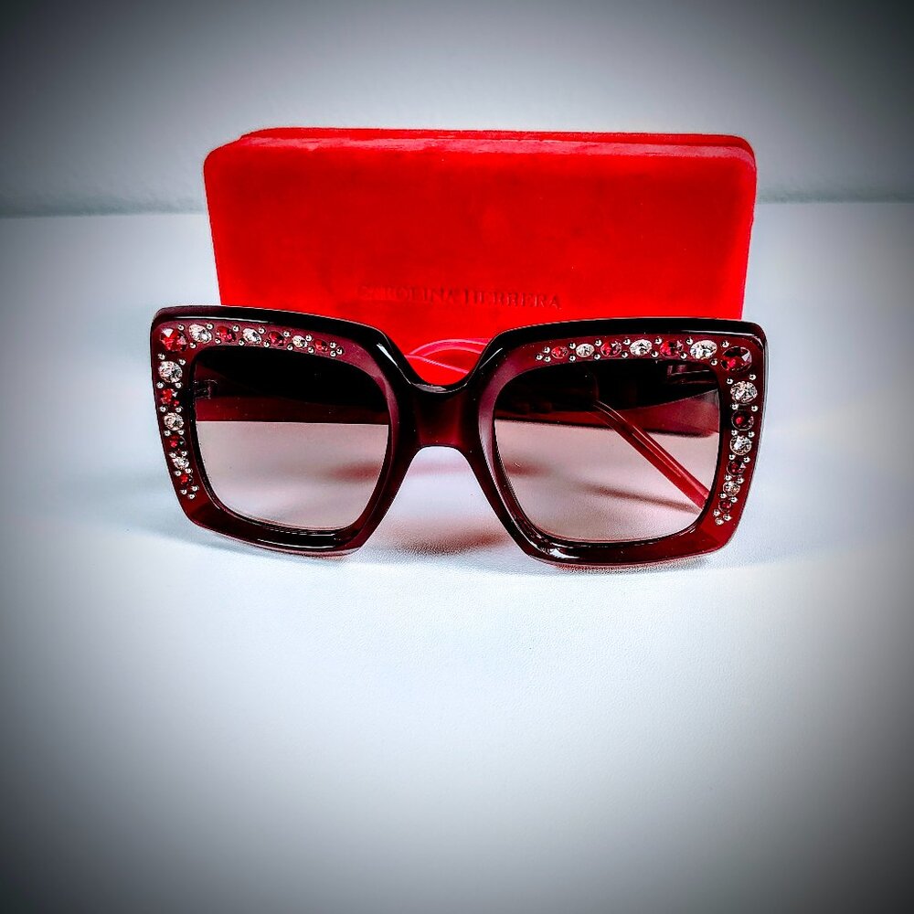 FINAL PRICE - CAROLINA HERRERA WOMEN'S OVERSIZE SUNGLASSES
